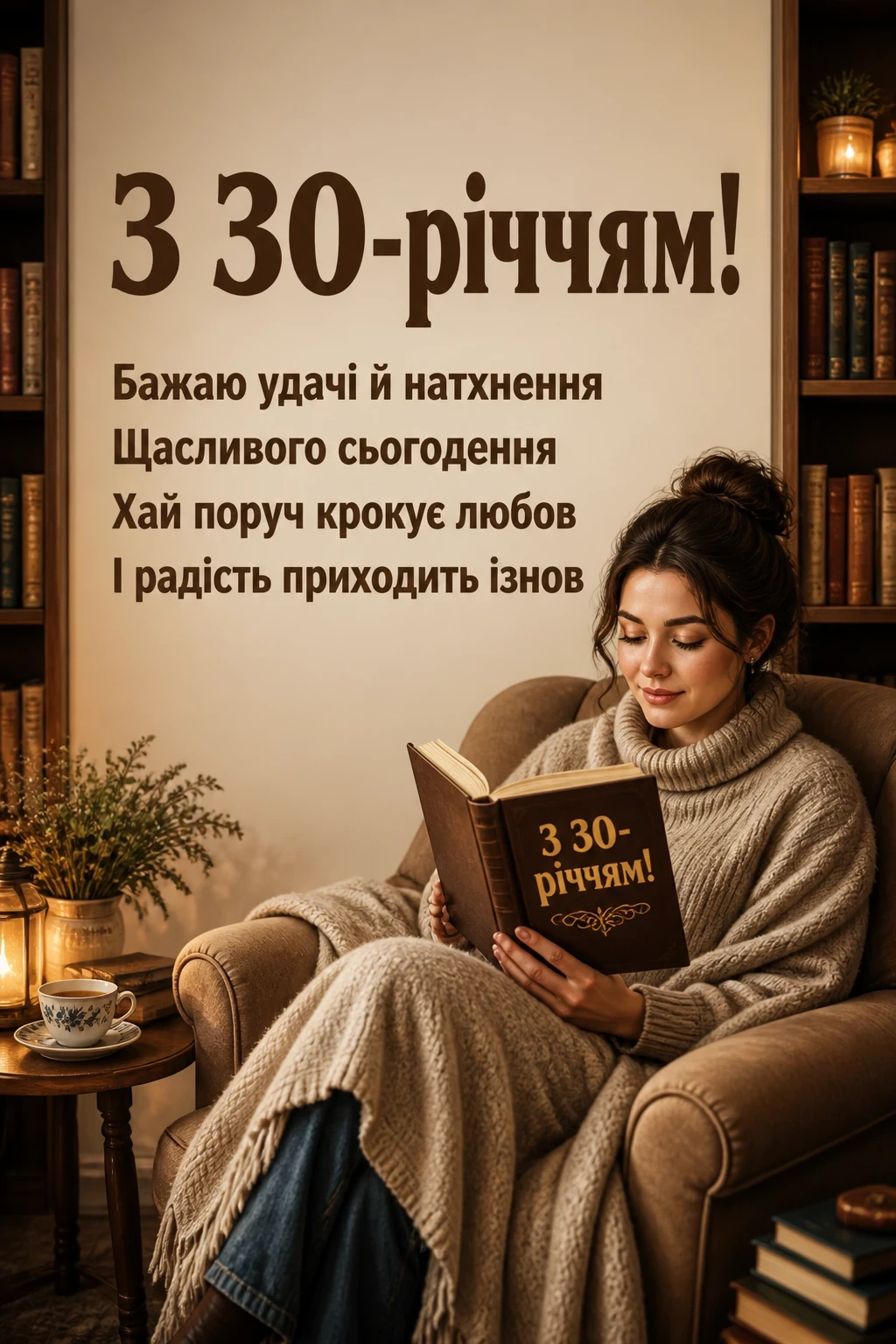привітання з 30-річчям жінці