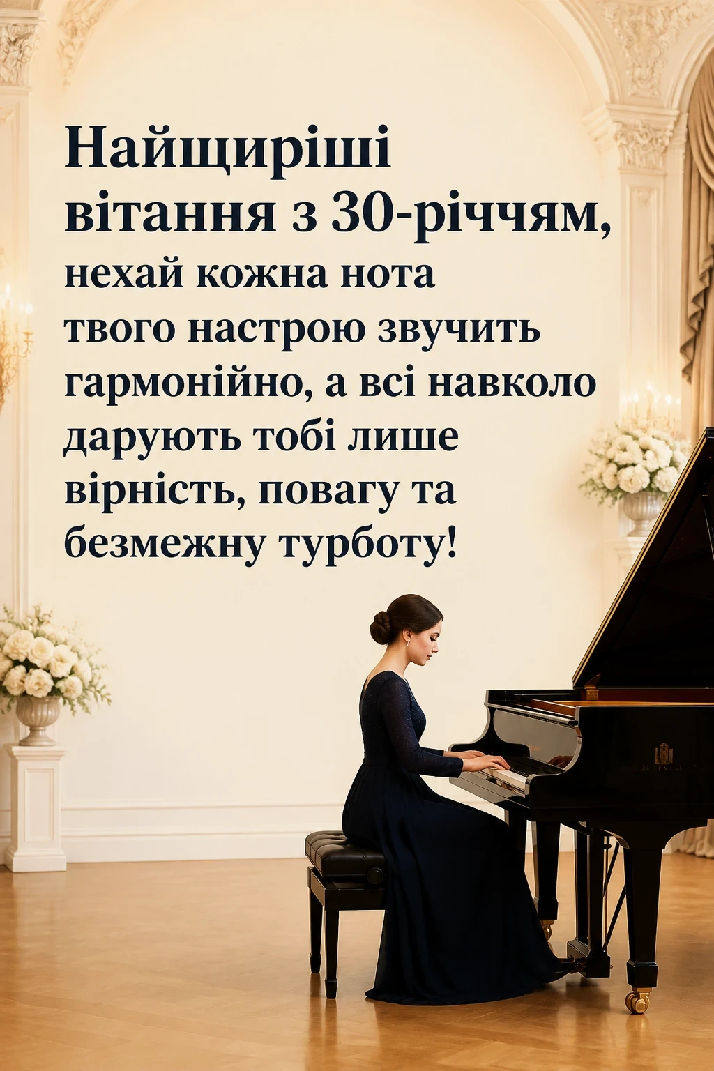 привітання з 30-річчям жінці