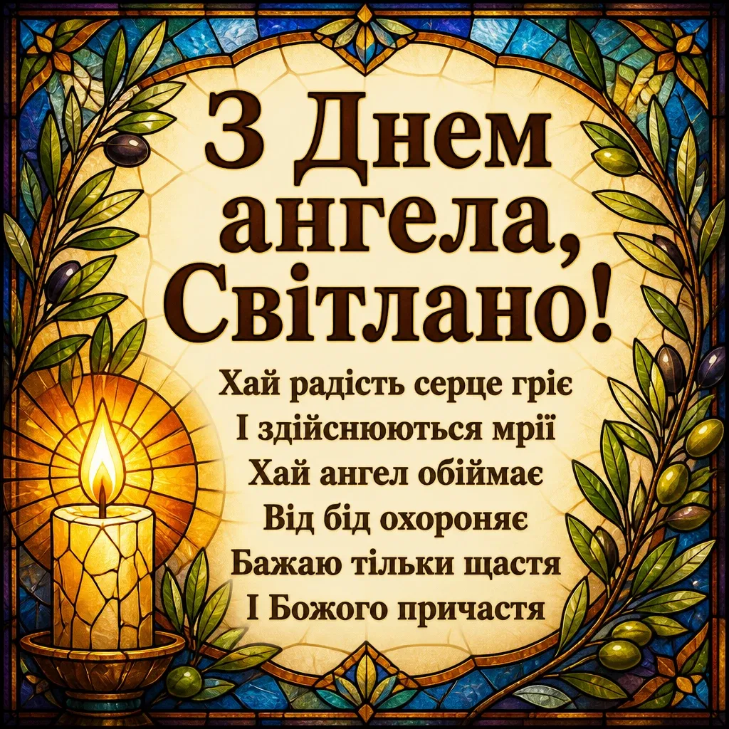 день ангела світлани - привітання день ангела світлани - привітання