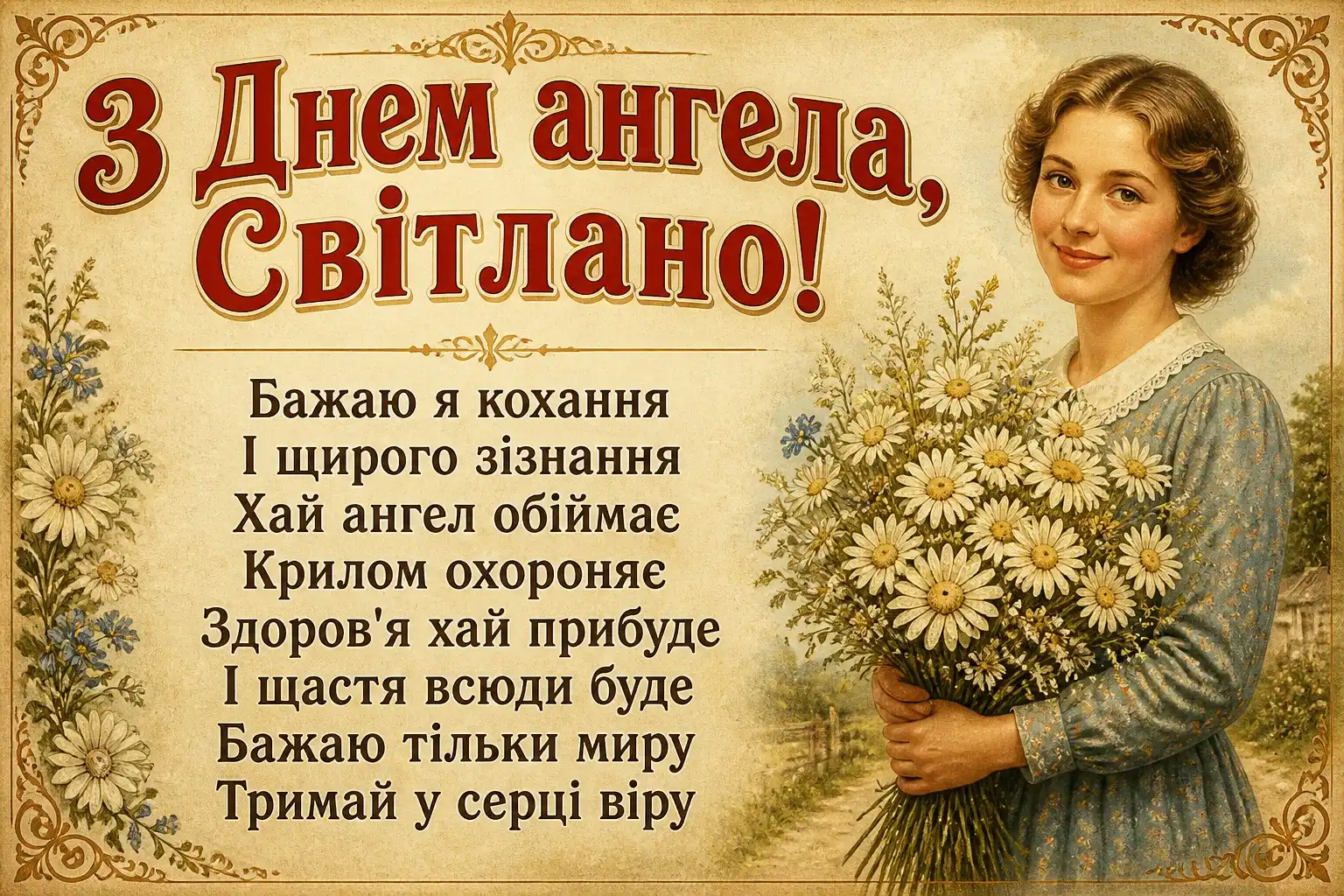 день ангела світлани - привітання день ангела світлани - привітання