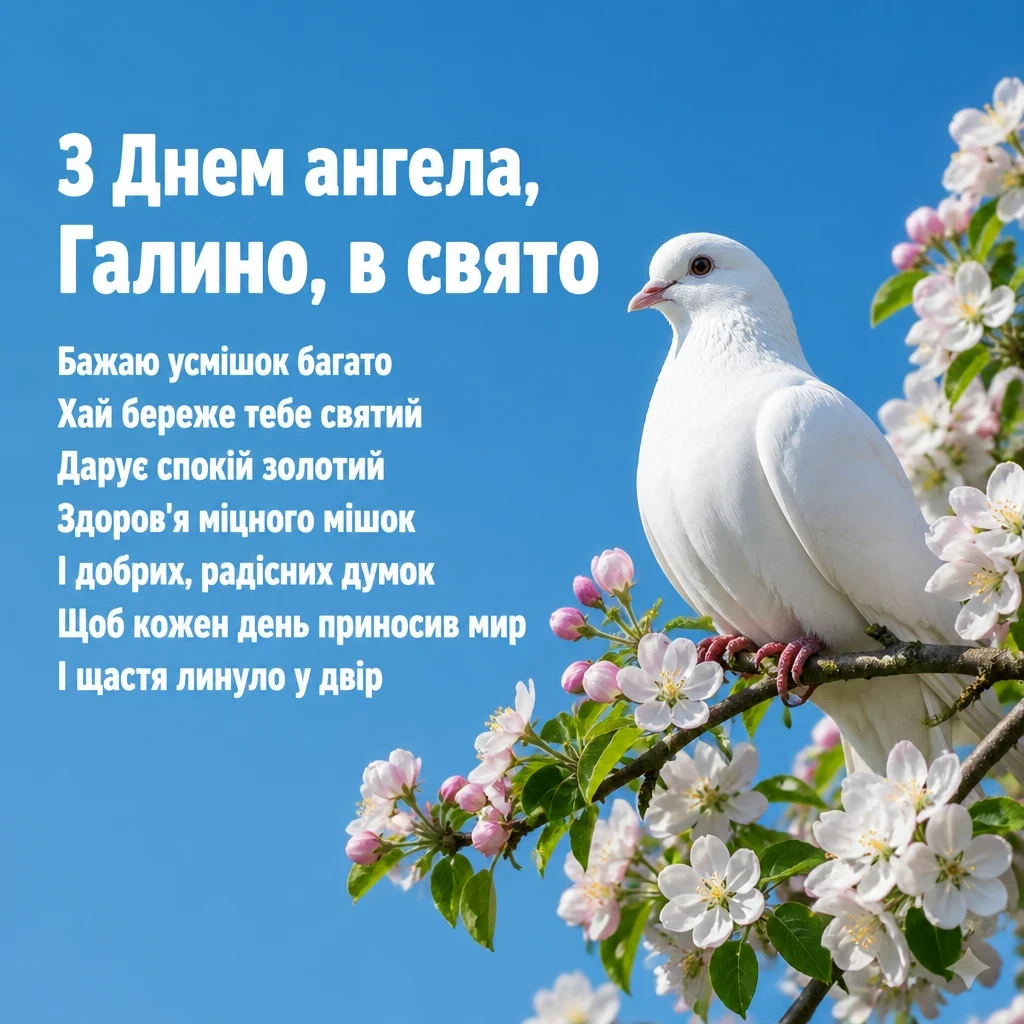 день ангела галини привітання