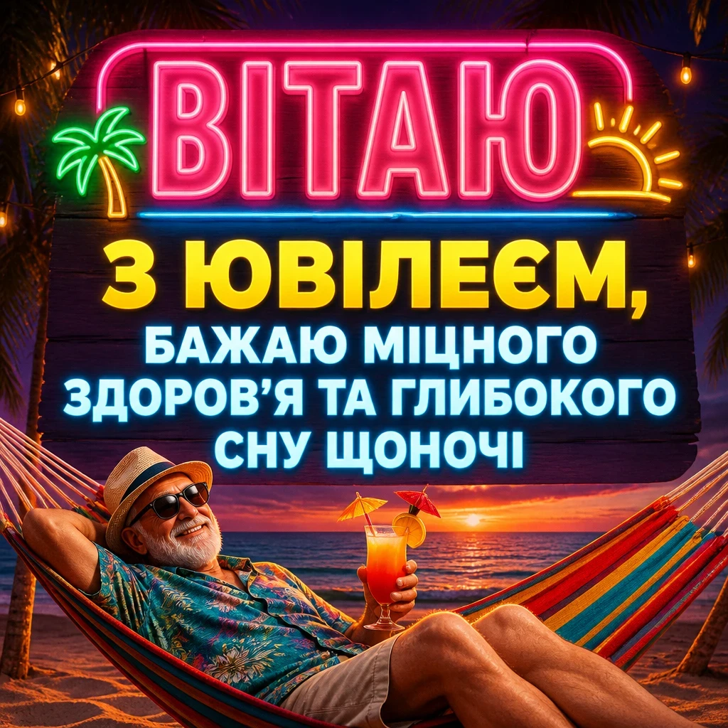 привітання з 60-річчям мужчині