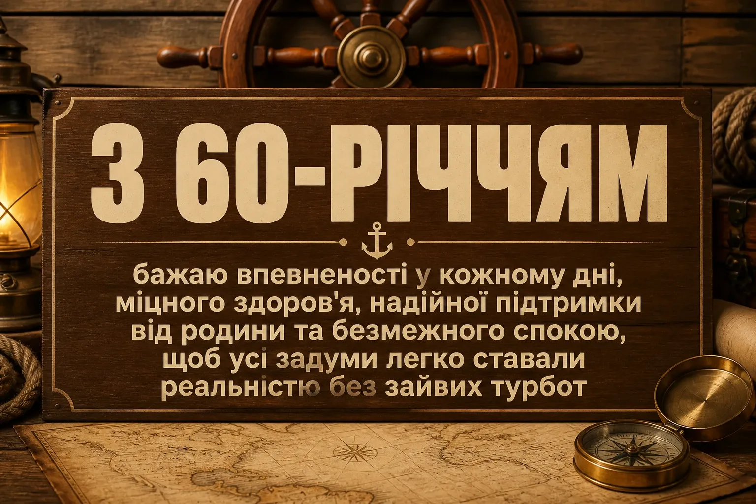 привітання з 60-річчям мужчині