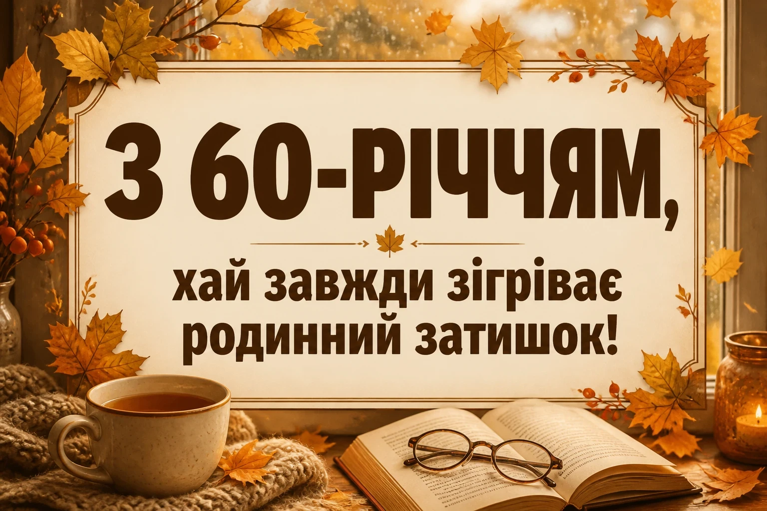 привітання з 60-річчям мужчині