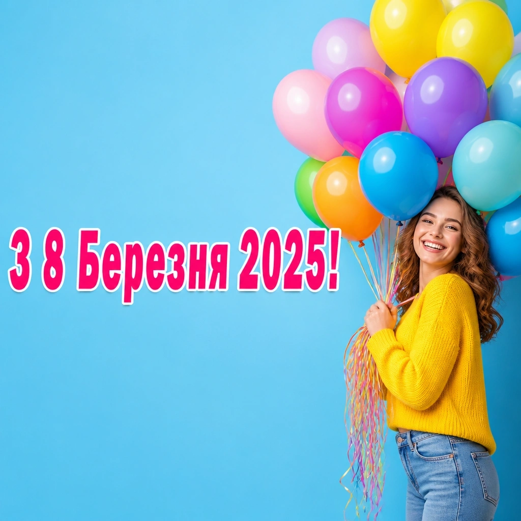 з 8 березня привітання 2025 листівки з 8 березня привітання 2025 листівки