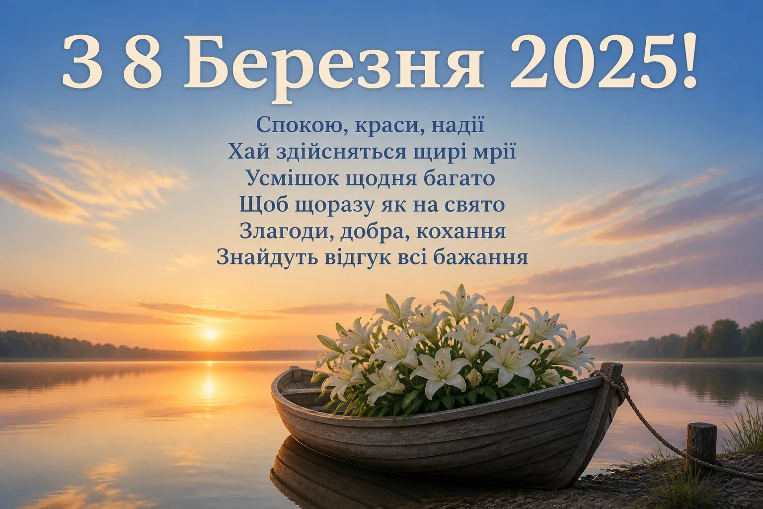 з 8 березня привітання 2025 листівки з 8 березня привітання 2025 листівки