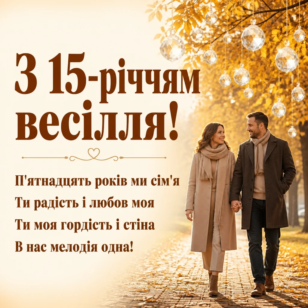 15 років весілля привітання чоловіку 15 років весілля привітання чоловіку