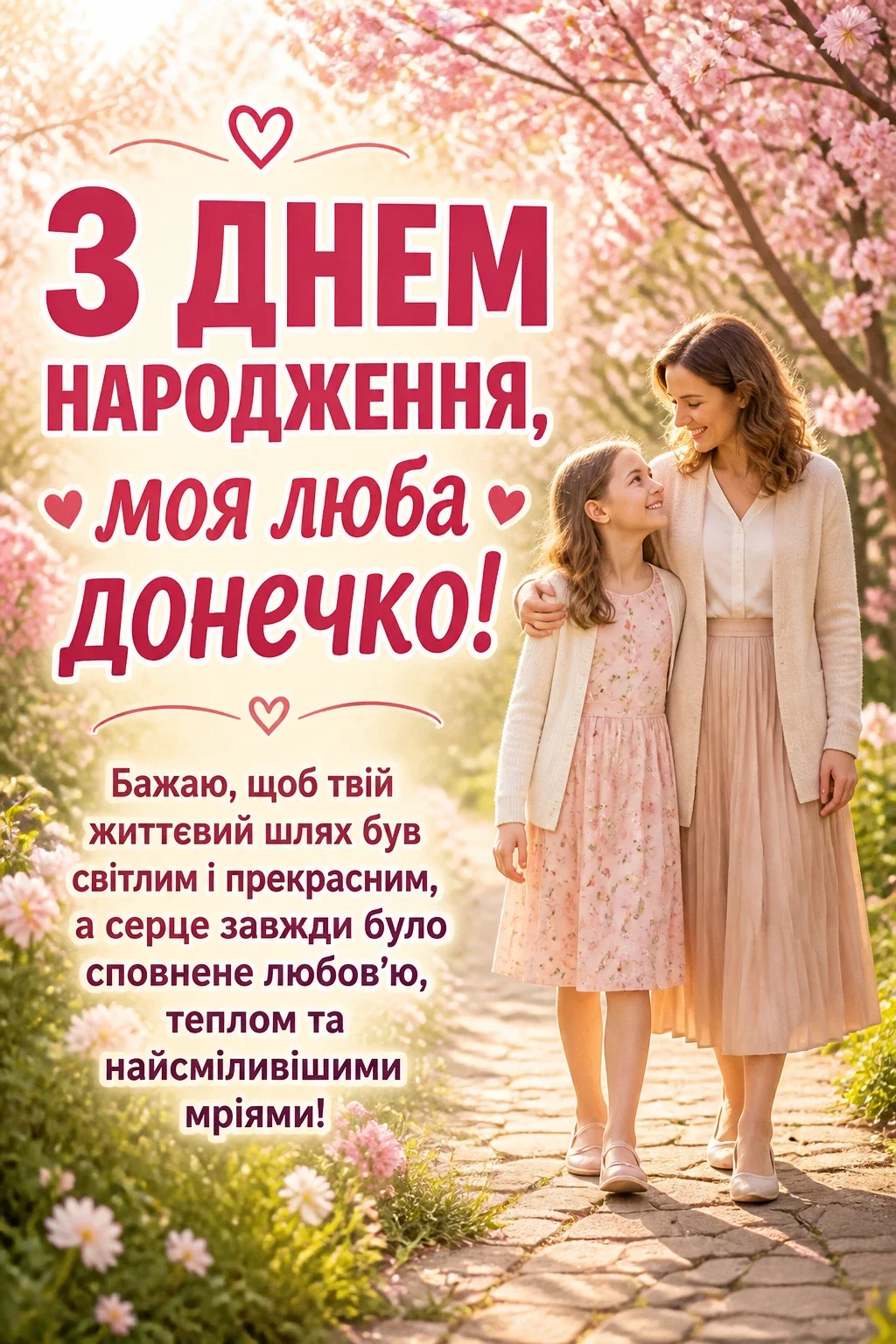 привітання з днем народження дочки від мами привітання з днем народження дочки від мами