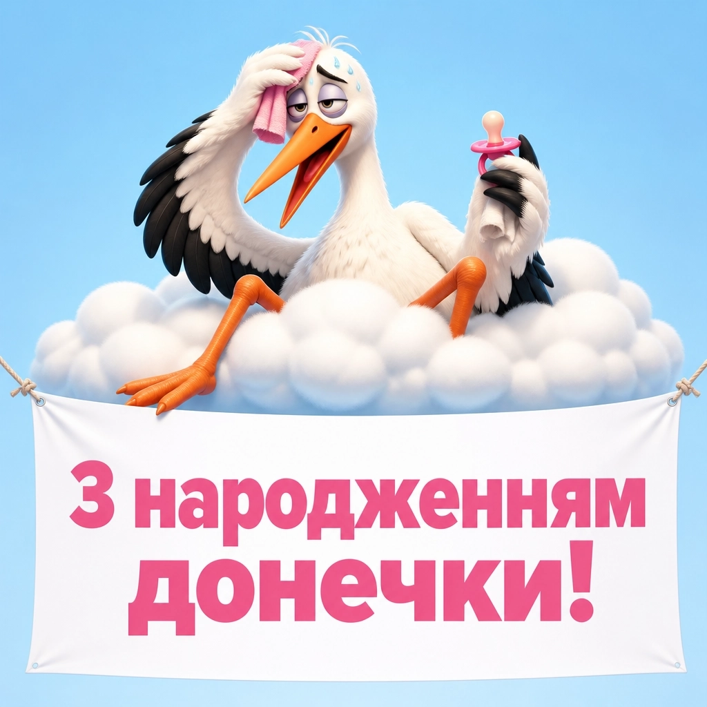 з народженням донечки привітання з народженням донечки привітання