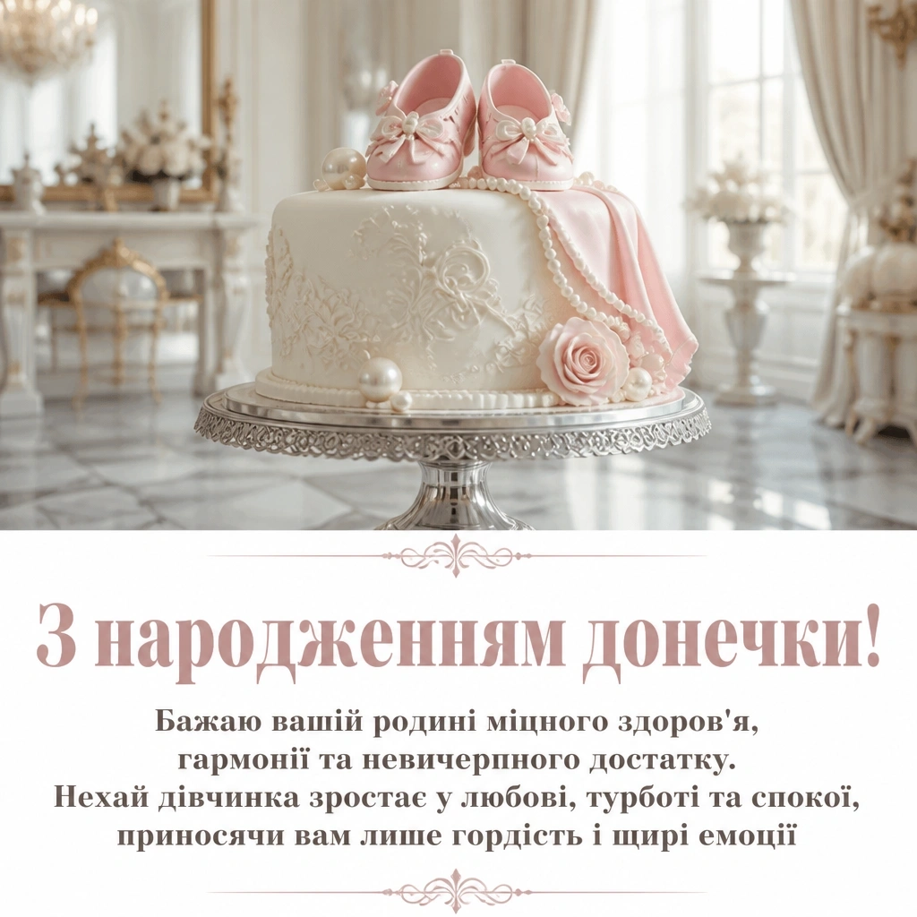 з народженням донечки привітання з народженням донечки привітання