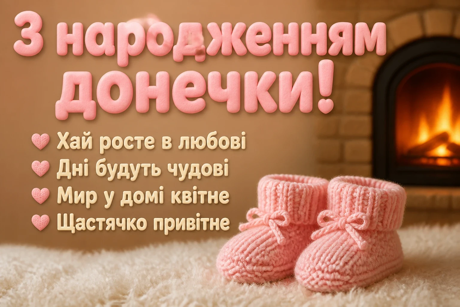 з народженням донечки привітання з народженням донечки привітання