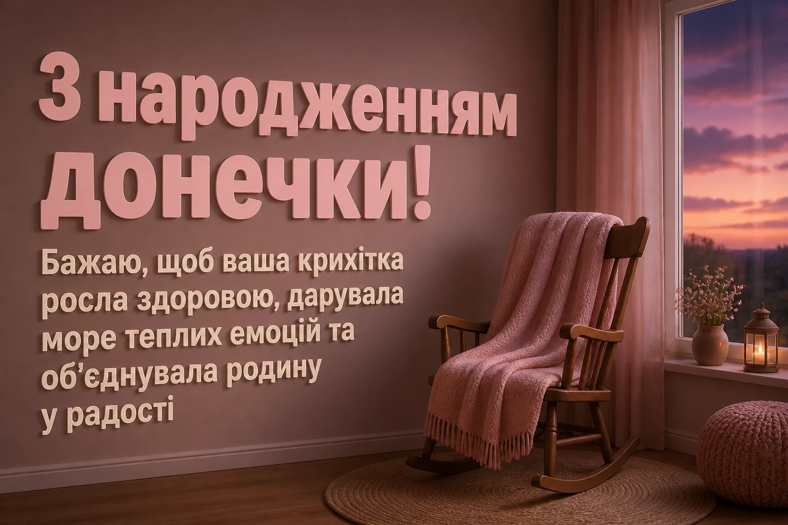 з народженням донечки привітання з народженням донечки привітання