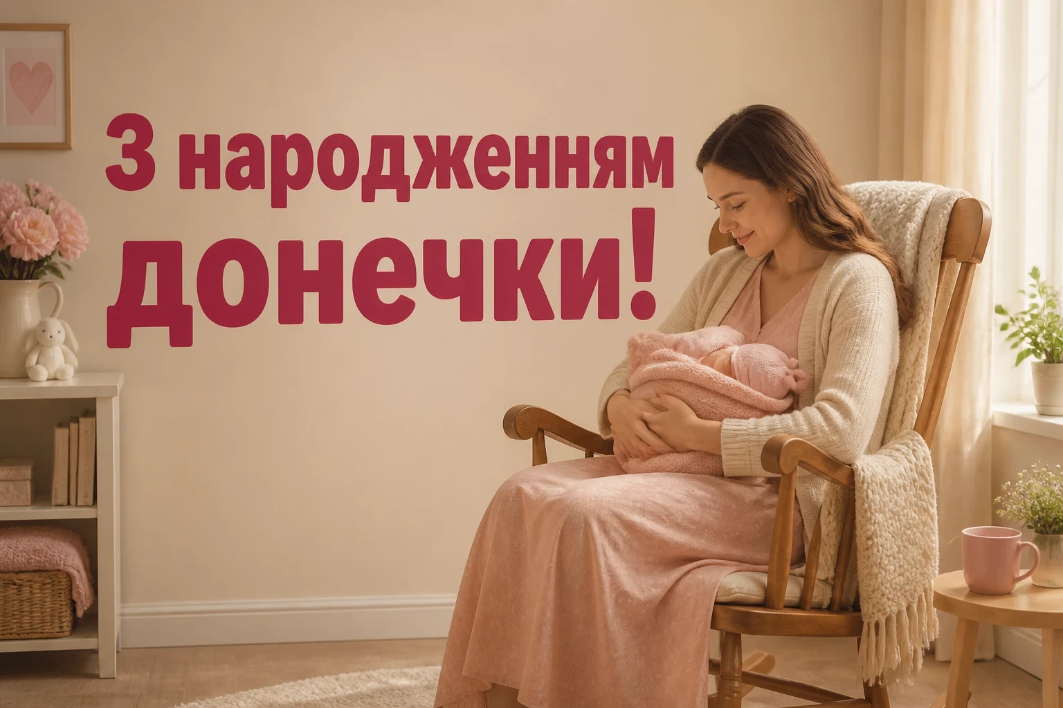 з народженням донечки привітання з народженням донечки привітання