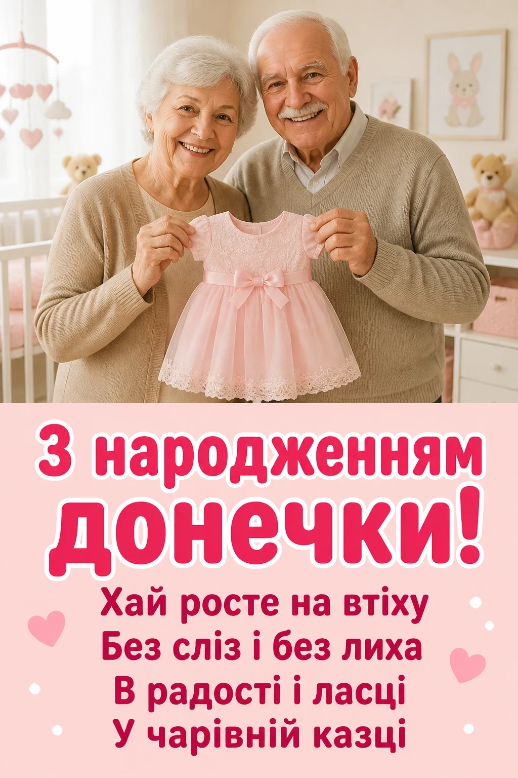 з народженням донечки привітання з народженням донечки привітання