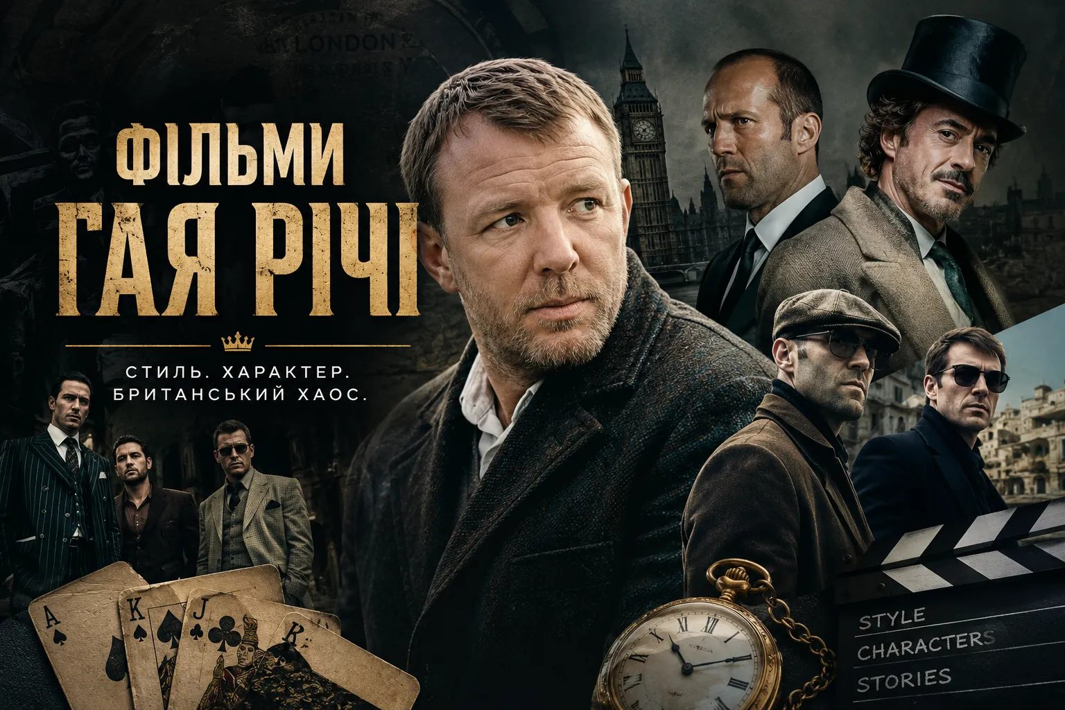 Фільми Гая Річі: 17 стрічок британського режисера